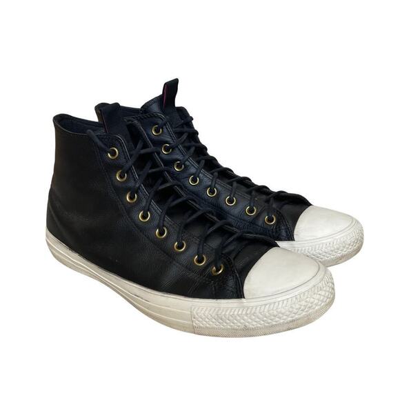 Converse Chuck Taylor Leather High 'Black Egret' 169658C | Men’s 13, EUC - Picture 9 of 12